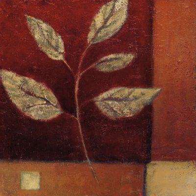 Crimson Leaf Study I