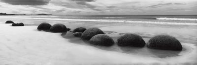 Moeraki Boulders Panorama