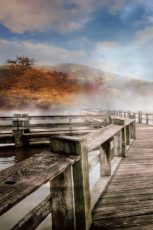 Dancing Fog at the Lake