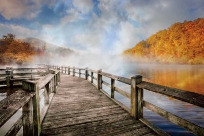 Dancing Fog at the Lake